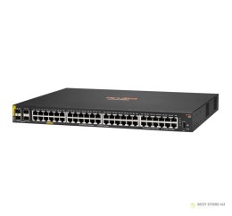 Aruba 6100 48G Class4 PoE 4SFP+ 370W Zarządzany L3 Gigabit Ethernet (10/100/1000) Obsługa PoE 1U Czarny