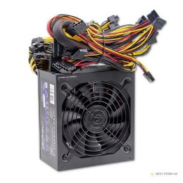 QOLTEC ZASILACZ ATX 1800W | 80 PLUS PLATINUM | GAMING MINER