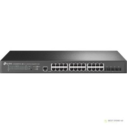 Switch TP-Link Omada SG3428XPP-M2 łącza sieciowe Zarządzany L2+ 2.5G Ethernet (100/1000/2500) Obsługa PoE 1U Czarny