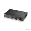 Switch Zyxel GS1920-8HP 10p PoE (PoE+: 8;) 130W Managed Gigabit