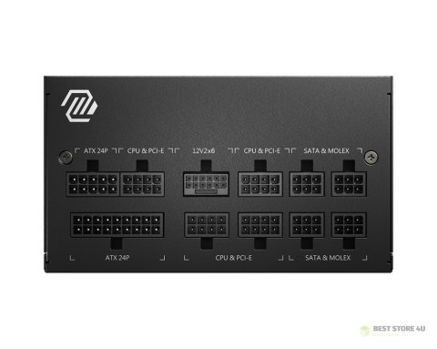 Zasilacz MSI MAG A750GL PCIE5 750W 80+ Gold Zasilacz MSI MAG A750GL PCIE5 750W 80+ Gold