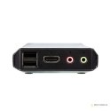Aten | 2-portowy przełącznik KVM USB 4K HDMI ze zdalnym przełącznikiem portów | CS22H-AT | Miesiące gwarancji
