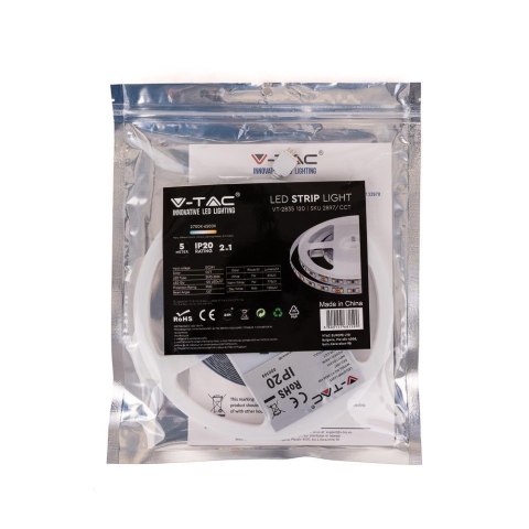 Taśma LED V-TAC SMD2835 60LED 24V CCT 3w1 VT-2835 120 3000K-6500K 1550lm