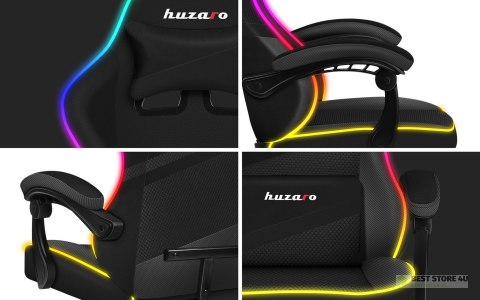 Fotel gamingowy Huzaro Force 4.4 RGB Black Fotel gamingowy Huzaro Force 4.4 RGB Black