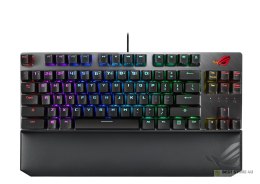 ASUS ROG Strix Scope NX TKL Deluxe klawiatura Gaming USB Niemiecki Czarny, Szary