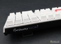 Ducky One 2 White Edition klawiatura Uniwersalne USB Niemiecki Biały