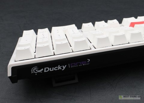 Ducky One 2 White Edition klawiatura Uniwersalne USB Niemiecki Biały Ducky One 2 White Edition klawiatura Uniwersalne USB Niemiecki Biały