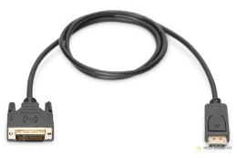 Kabel Assmann AK-340301-020-S (DisplayPort M - DVI-D M; 2m; kolor czarny)