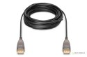 Kabel DP/DP M/M czarny 15m DisplayPort 1.4 Hybrydowy AOC 8K 60Hz UHD