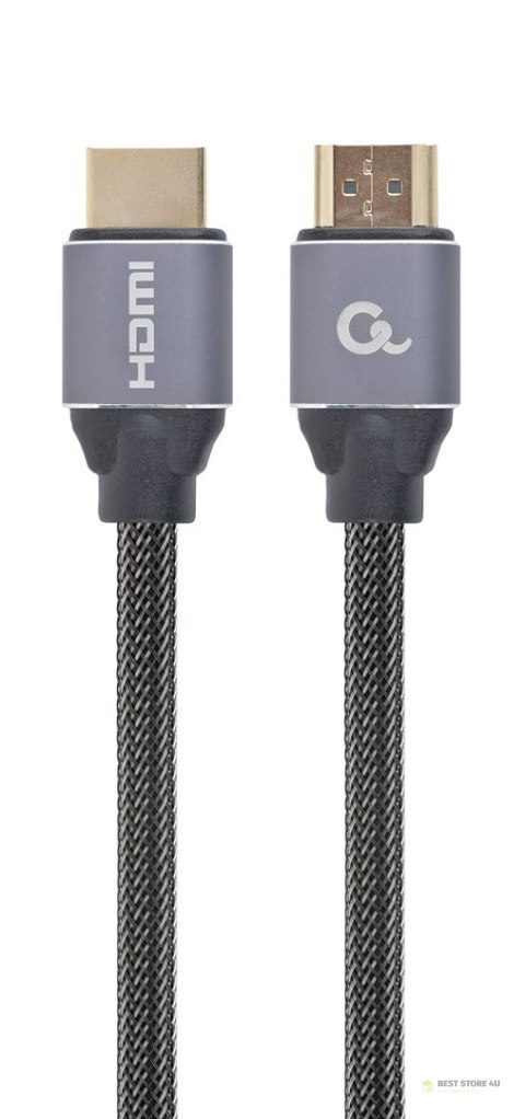 Kabel GEMBIRD Seria premium CCBP-HDMI-2M (HDMI M - HDMI M; 2m; kolor czarny) Kabel GEMBIRD Seria premium CCBP-HDMI-2M (HDMI M - HDMI M; 2m; kolor czarny)
