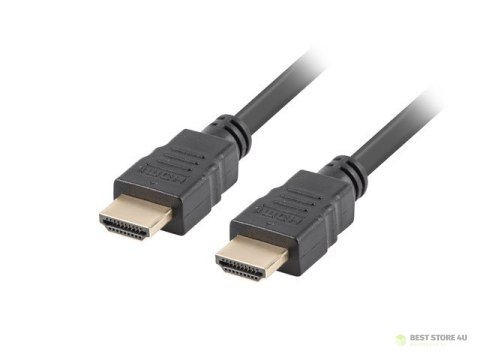 Kabel Lanberg CA-HDMI-10CC-0150-BK (HDMI M - HDMI M; 15m; kolor czarny) Kabel Lanberg CA-HDMI-10CC-0150-BK (HDMI M - HDMI M; 15m; kolor czarny)