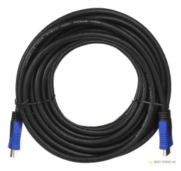 Kabel Lanberg CA-HDMI-20CU-0100-BK (HDMI M - HDMI M; 10m; kolor czarny)