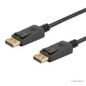 Kabel SAVIO CL-137 (DisplayPort M - DisplayPort M; 3m; kolor czarny)