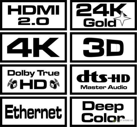 Kabel SAVIO cl-75 (HDMI M - HDMI M; 20m; kolor czarny) Kabel SAVIO cl-75 (HDMI M - HDMI M; 20m; kolor czarny)