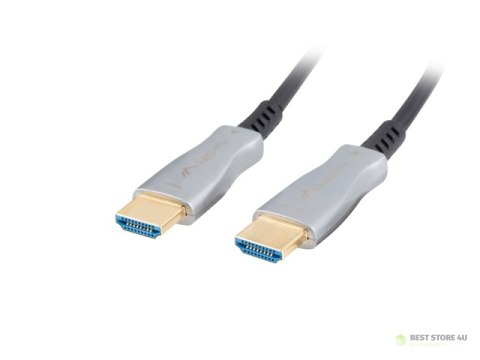 LANBERG KABEL HDMI LANBERG KABEL HDMI M/M V2.0 10M OPTYCZNY AOC CZARNY CA-HDMI-20FB-0100-BK LANBERG KABEL HDMI LANBERG KABEL HDMI M/M V2.0 10M OPTYCZNY AOC CZARNY CA-HDMI-20FB-0100-BK