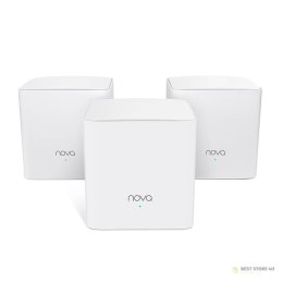 Tenda NOVA MW5G(3-PACK) siatkowy system wi-fi Dual-band (2.4 GHz/5 GHz) Wi-Fi 5 (802.11ac) Biały 2 Wewnętrzne