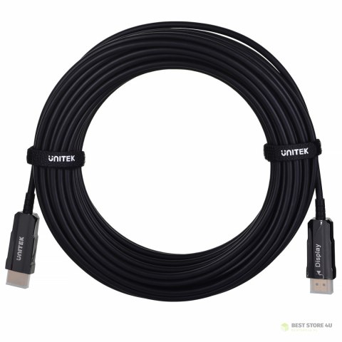 UNITEK KABEL OPTYCZNY HDMI 2.0 Active Optical Cable 4K 60HZ 15M UNITEK KABEL OPTYCZNY HDMI 2.0 Active Optical Cable 4K 60HZ 15M