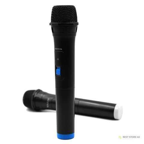 SQUEAK ZESTAW MIKROFONÓW DO KARAOKE VOCALDUO 2,4G SQ1007 SQUEAK ZESTAW MIKROFONÓW DO KARAOKE VOCALDUO 2,4G SQ1007