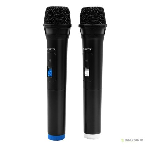 SQUEAK ZESTAW MIKROFONÓW DO KARAOKE VOCALDUO 2,4G SQ1007 SQUEAK ZESTAW MIKROFONÓW DO KARAOKE VOCALDUO 2,4G SQ1007