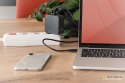 Ładowarka sieciowa zasilacz 1x USB-C PD 3.0 max. 65W zintegrowany kabel 1,2m czarna