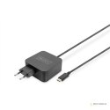 Ładowarka sieciowa zasilacz 1x USB-C PD 3.0 max. 65W zintegrowany kabel 1,2m czarna