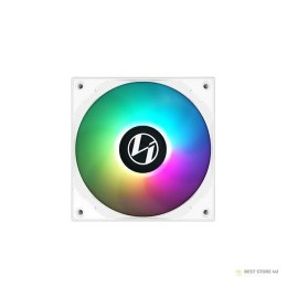 Wentylatory Lian Li ST120 RGB PWM, zestaw potrójny z kontrolerem - 120mm, biały