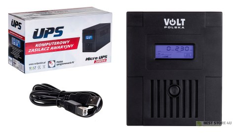 Zasilacz awaryjny MicroUPS 2000VA/1200W 2*9Ah