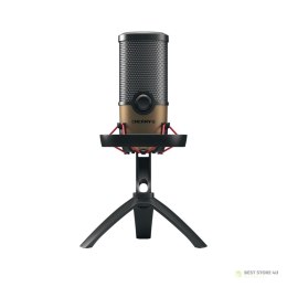 CHERRY UM 9.0 PRO RGB USB MIC/FOR STREAMING/OFFICE BLACK/KUPFE