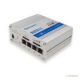 Teltonika RUTX11 router bezprzewodowy Gigabit Ethernet Dual-band (2.4 GHz/5 GHz) 4G Szary