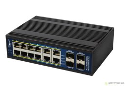 ALLNET ALL-SGI8016PM - Managed - L2+/L3 - Gigabit Ethernet (10/100/1000) - Full duplex - Power over Ethernet (PoE) - Wall mounta