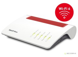 FRITZ!Box 5590 Fiber router bezprzewodowy Gigabit Ethernet Dual-band (2.4 GHz/5 GHz) Biały