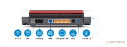 FRITZ!Box 7590 AX router bezprzewodowy Gigabit Ethernet Dual-band (2.4 GHz/5 GHz) Biały