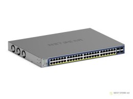 NETGEAR GS752TXP Zarządzany L2/L3/L4 10G Ethernet (100/1000/10000) Obsługa PoE Czarny