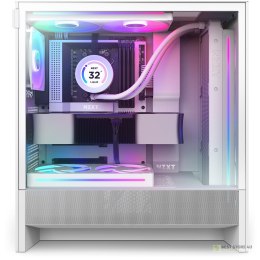 OBUDOWA NZXT H5 FLOW RGB (2024) MIDI TOWER Z OKNEM BIAŁA