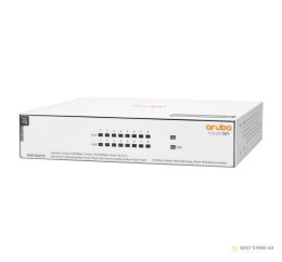 Aruba Instant On 1430 8G Class4 PoE 64W Nie zarządzany L2 Gigabit Ethernet (10/100/1000) Obsługa PoE Biały