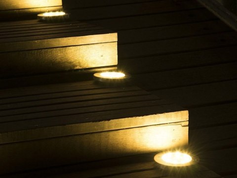 Lampki solarne gruntowe lampa ogrodowa 8 led 4 szt