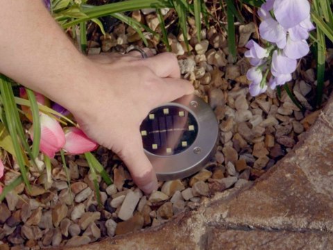 Lampki solarne gruntowe lampa ogrodowa 8 led 4 szt