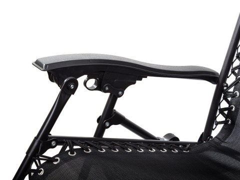 Leżak ogrodowy fotel plażowy składany gravity zero