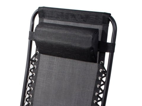 Leżak ogrodowy fotel plażowy składany gravity zero