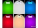 Żarówka kolorowa led rgbw głośnik bluetooth pilot
