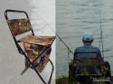 Krzesło wędkarskie z oparciem i torbą termiczną