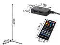 Lampa stojąca podłogowa narożnikowa rgb led nocna do sypialni aplikacja 1,5