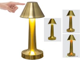 Lampka nocna stołowa do sypialni dotykowa lampa 3 stopniowa bezprzewodowa