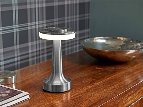 Lampka nocna stołowa dotykowa lampa 3 stopniowa do sypialni bezprzewodowa