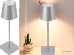 Lampka nocna stołowa dotykowa lampa 3 stopniowa wysoka bezprzewodowa usb
