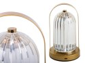 Lampka nocna stołowa kryształ led lampion dotykowa