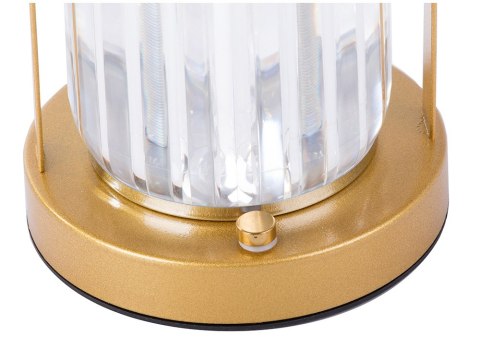 Lampka nocna stołowa kryształ led lampion dotykowa