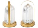 Lampka nocna stołowa kryształ led lampion dotykowa
