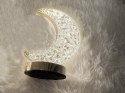 Lampka nocna stołowa księżyc kryształ led rgb usb