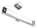 Lampka samoprzylepna listwa podszafkowa usb 23cm